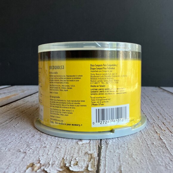 SONY Blank CD-R 700 MB 80 Min 1x - 48x High Speed 100 (2x50) discs 💿 - Picture 5 of 6